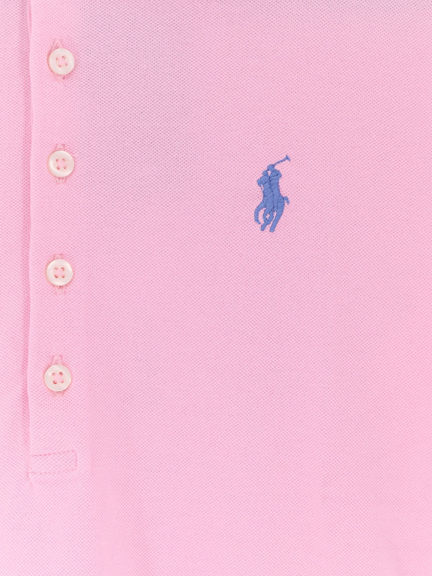 Polo Ralph Lauren Cotton Blend Polo With Embroidered Logo