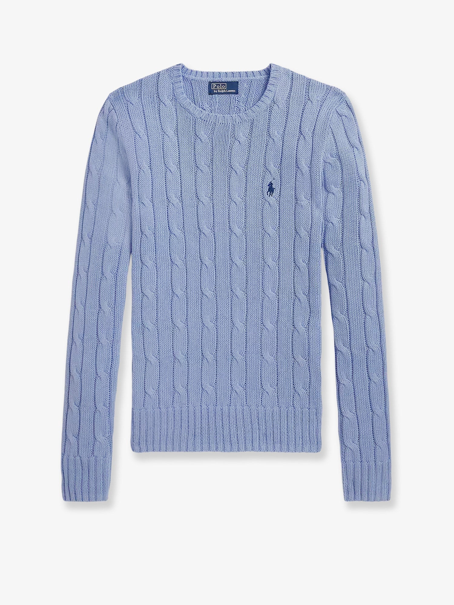 Polo Ralph Lauren Cotton Sweater With Embroidered Logo On The Front
