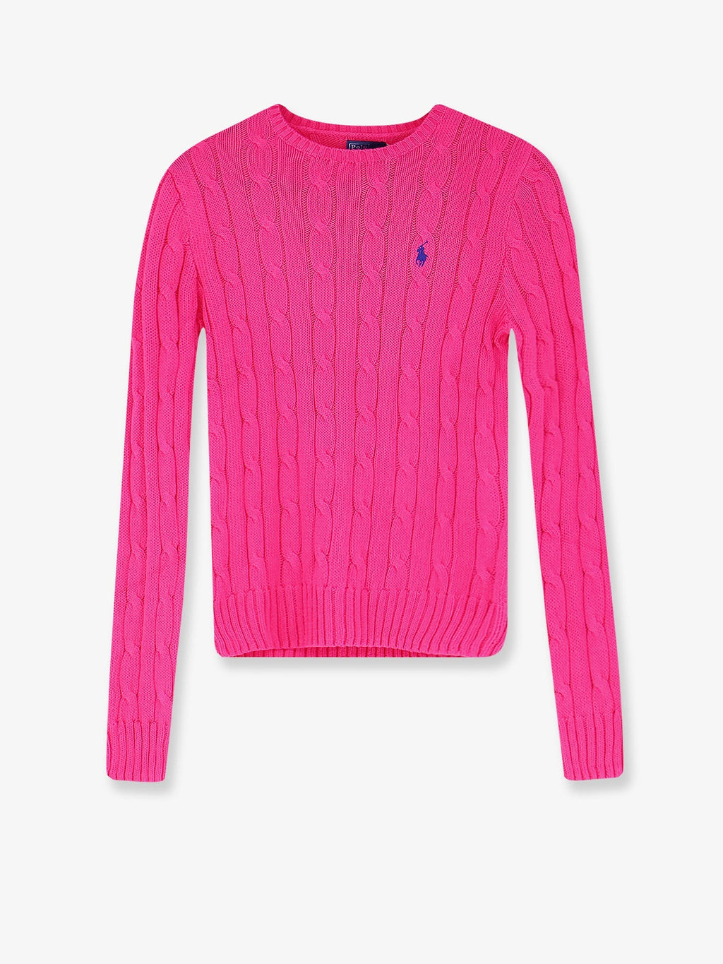 Polo Ralph Lauren Cotton Sweater With Embroidered Logo On The Front