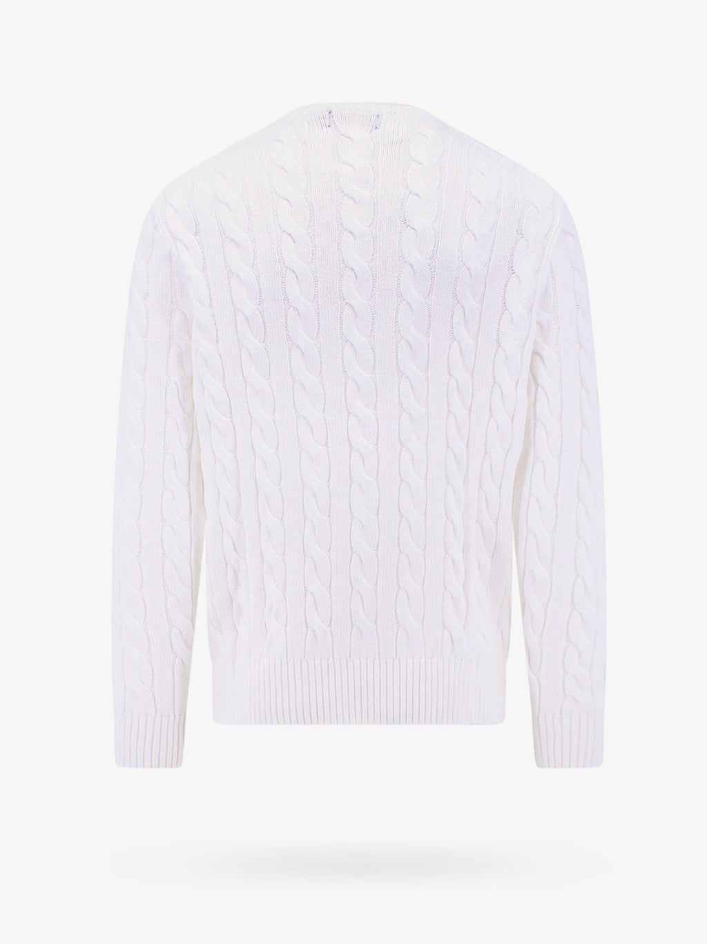 Polo Ralph Lauren Cable Knit Sweater With Iconic Embroidery