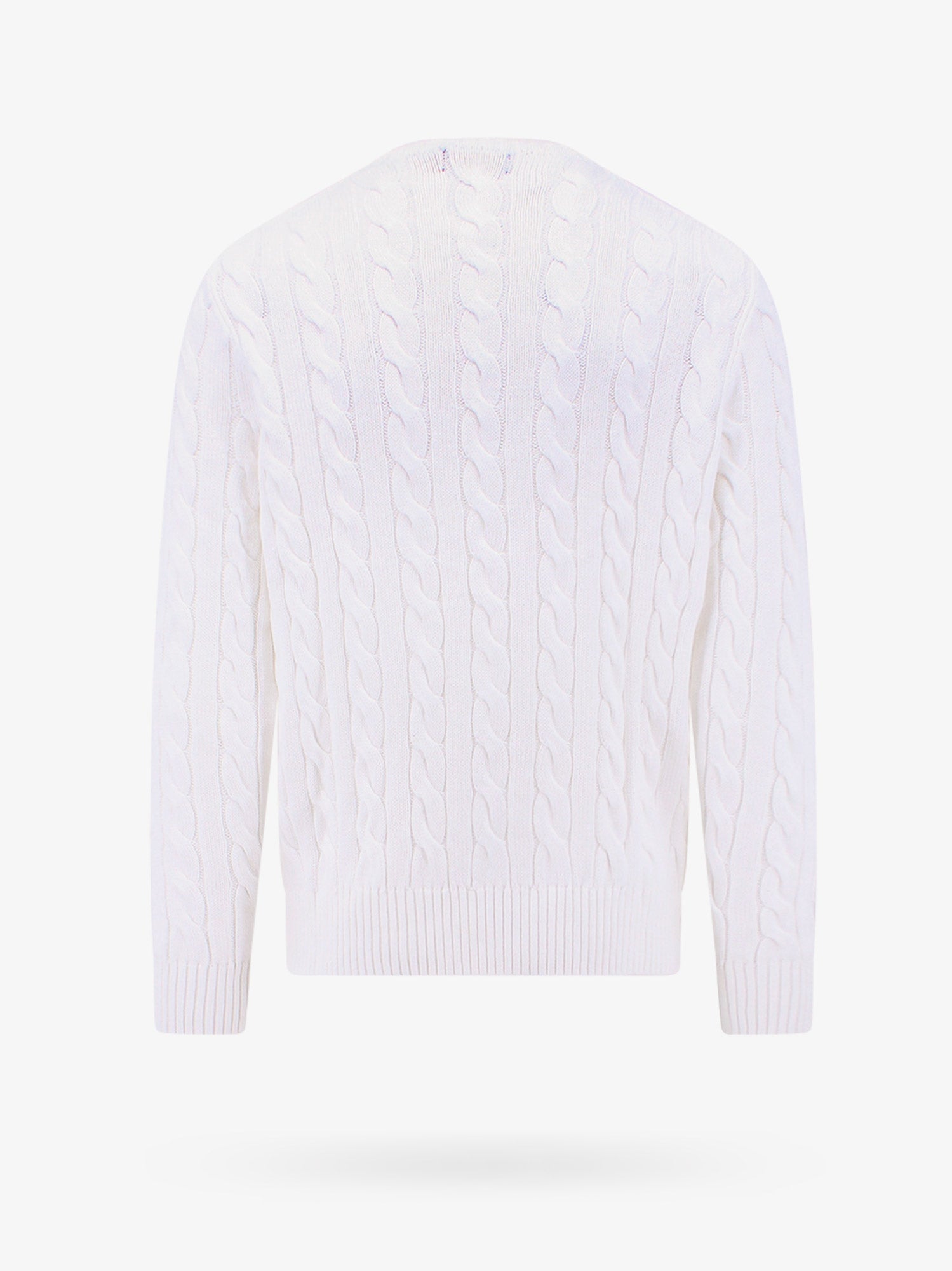 Polo Ralph Lauren Cable Knit Sweater With Iconic Embroidery