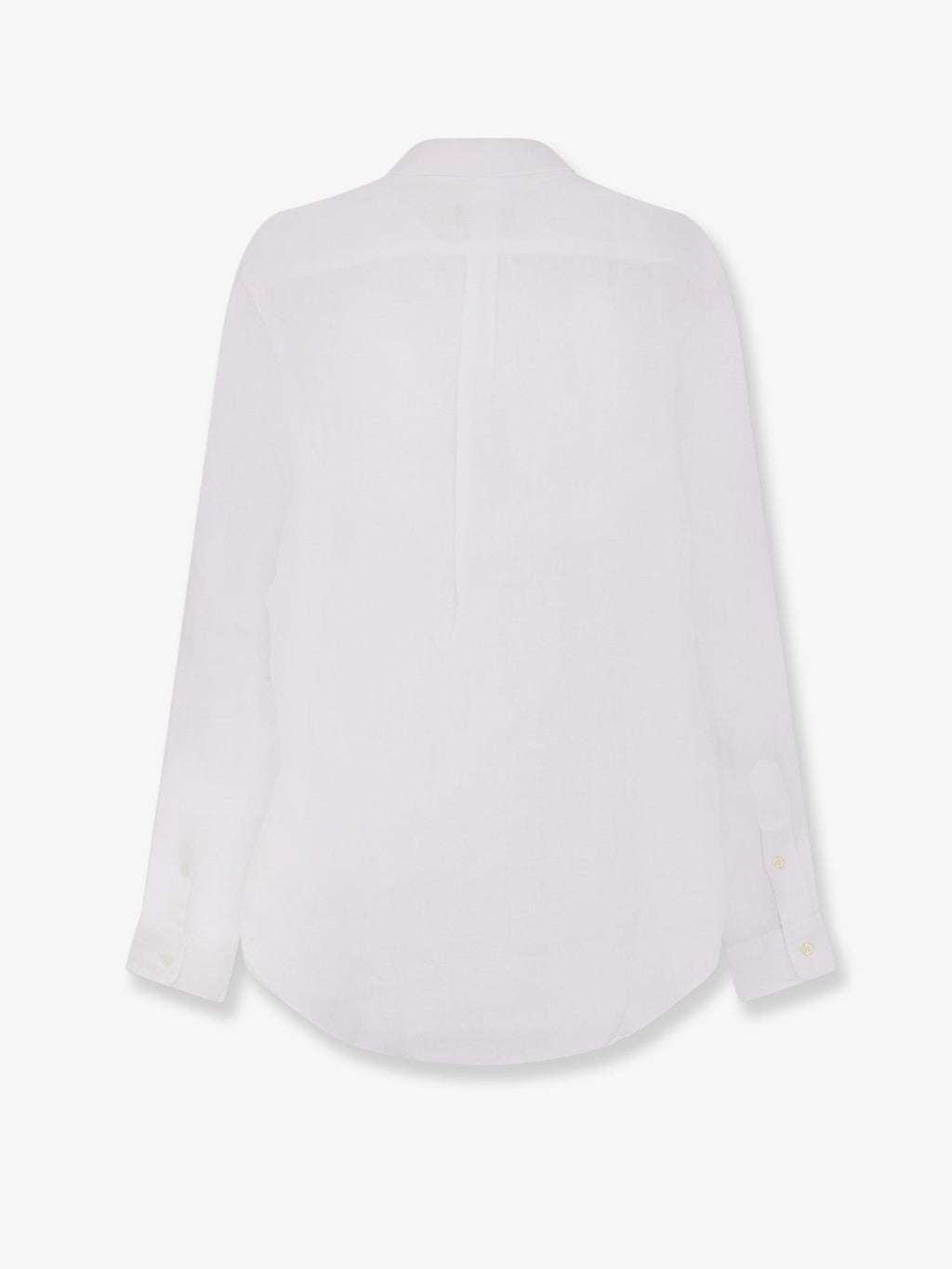 Polo Ralph Lauren Linen Shirt With Embroidered Logo On The Front