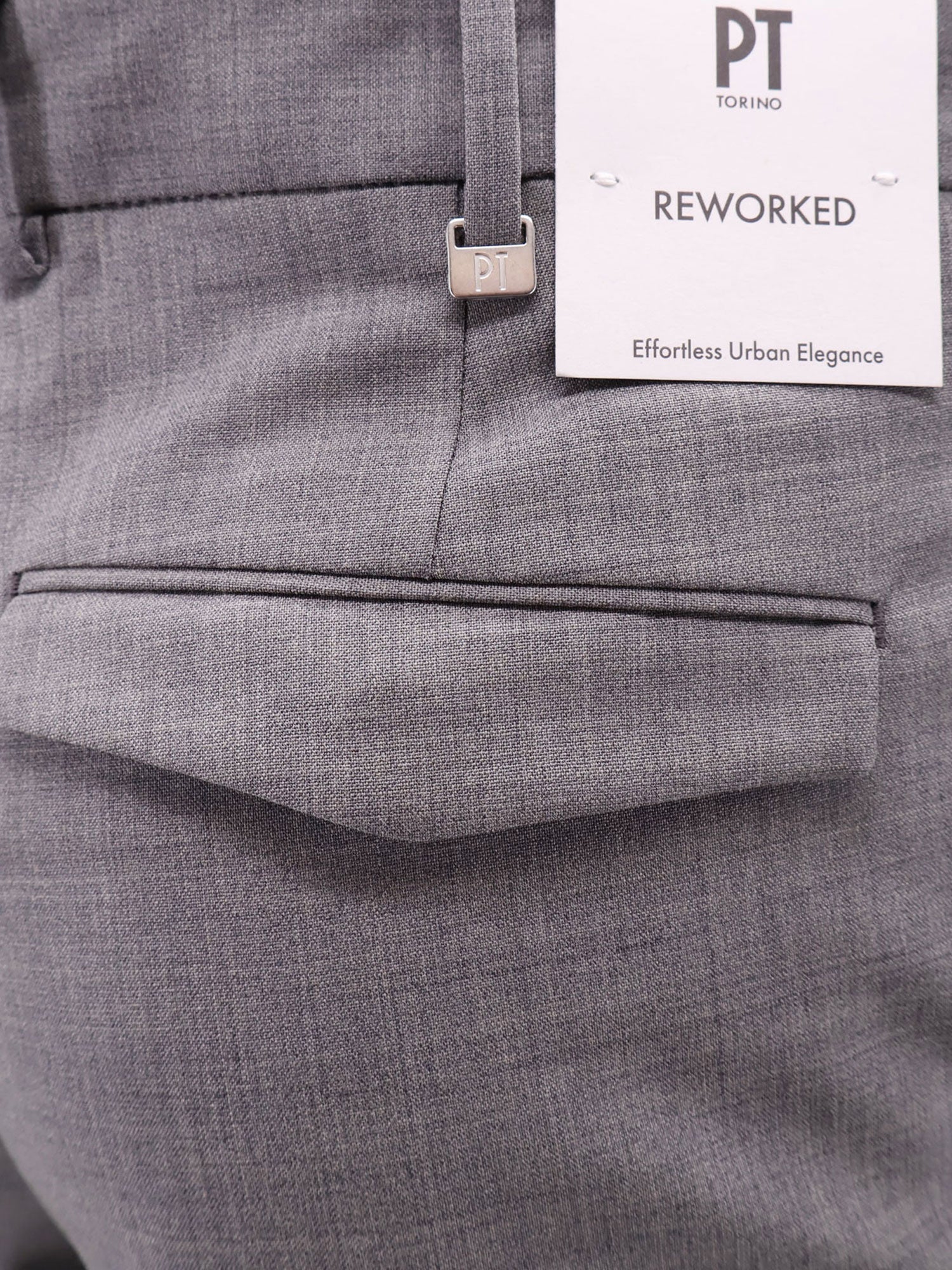 Pt Torino Reworked Michael Stretch Virgin Wool Trousers