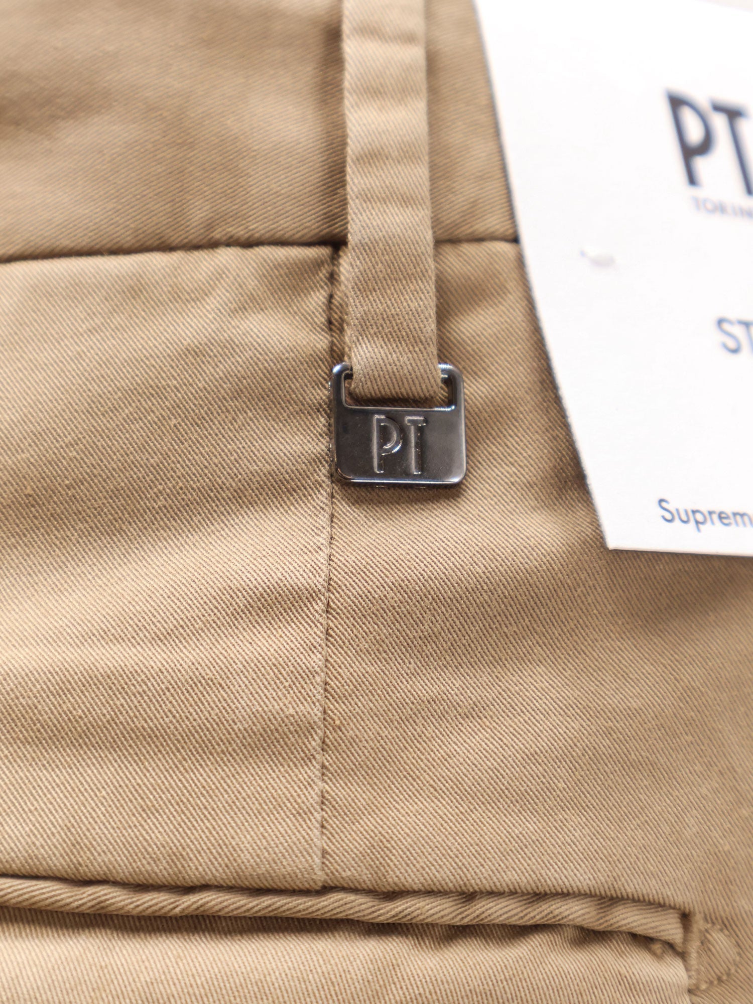 Pt Torino Master Fit Style Stretch Cotton Trousers