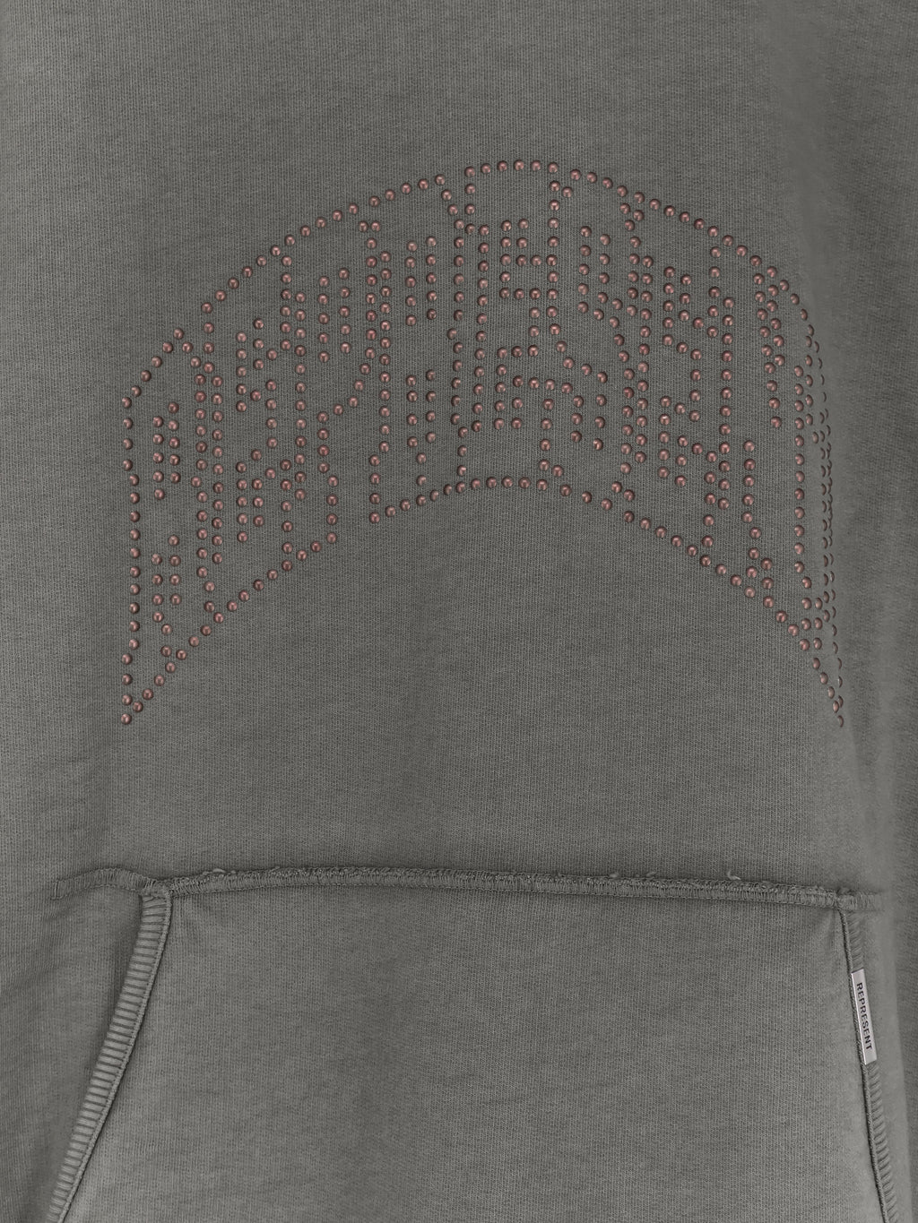 Represent Represent Embellished Hoodie Cotton Sweatshirt