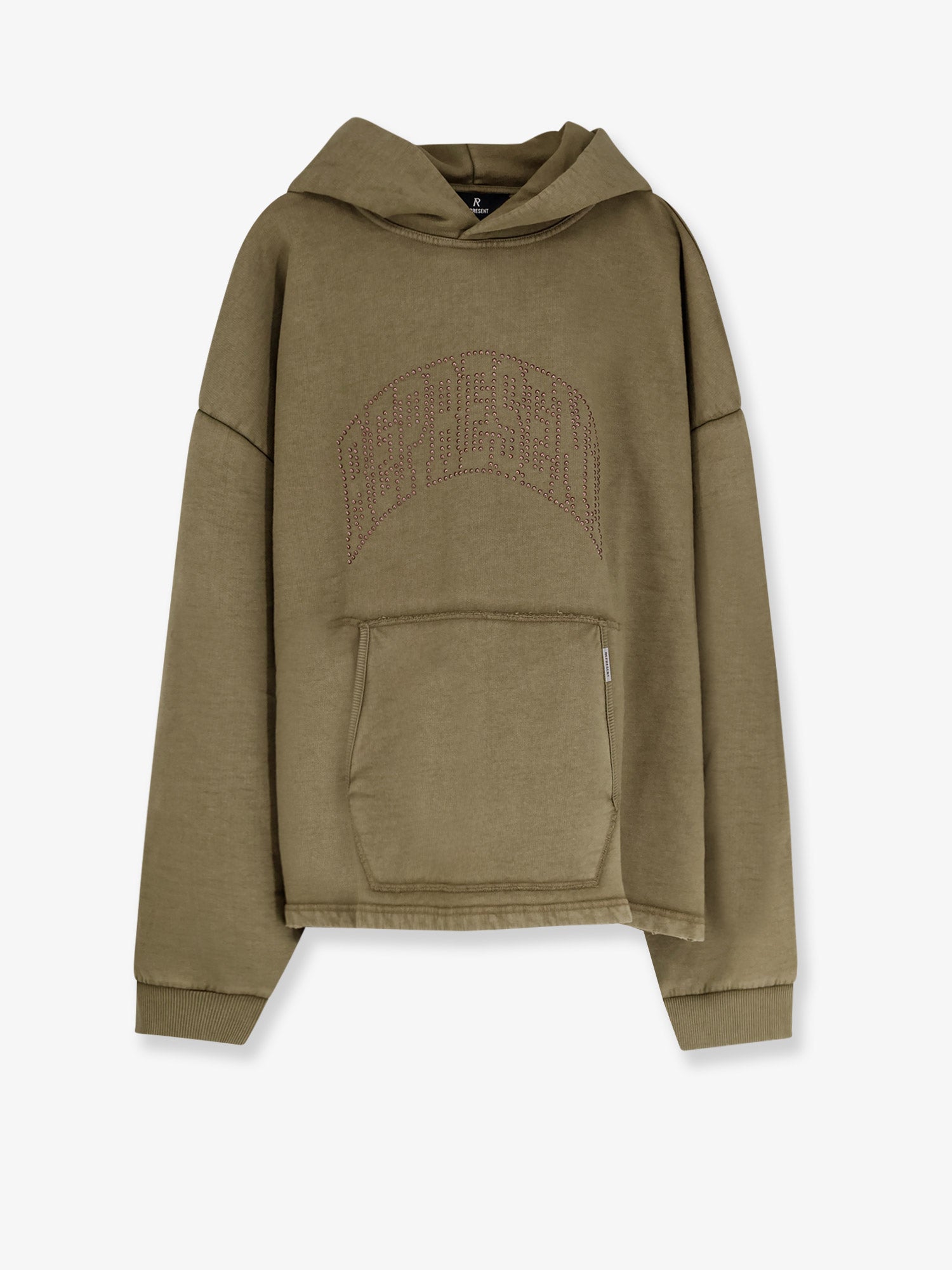 Represent Represent Embellished Hoodie Cotton Sweatshirt