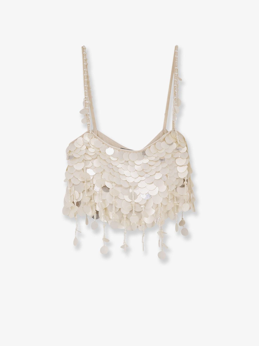 Retrofete Eudora Top With Macro-Sequins