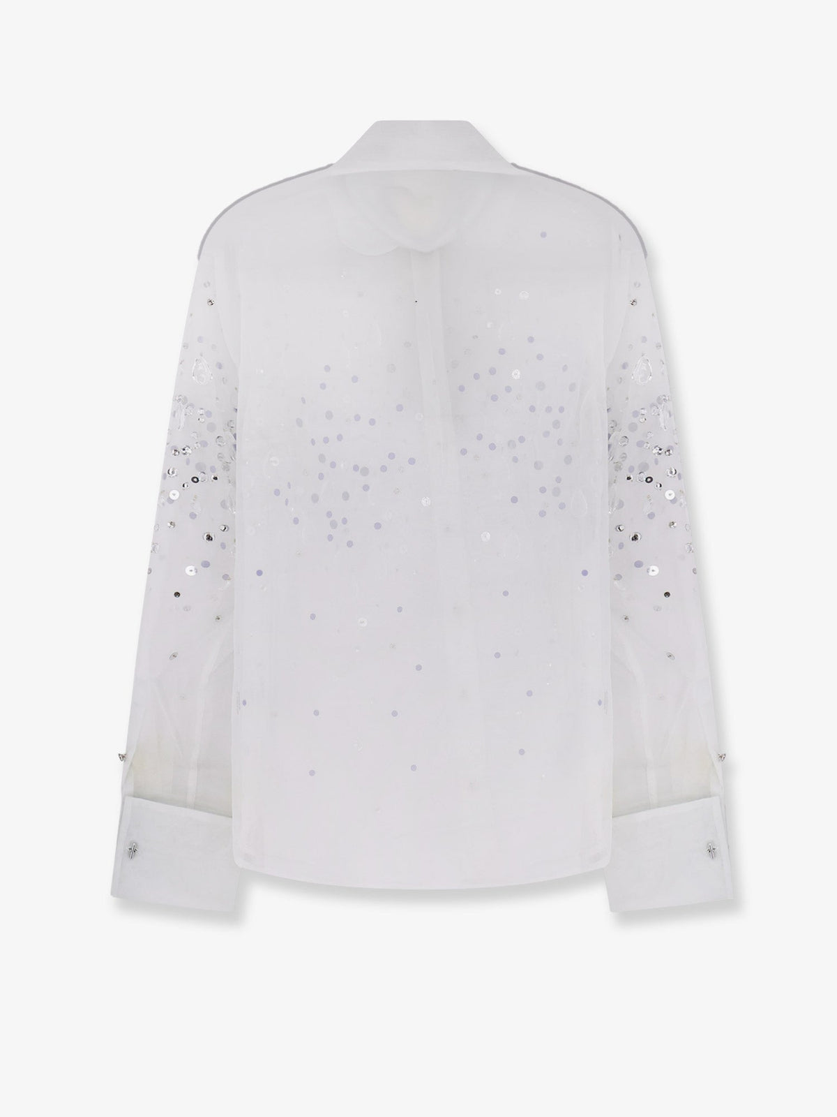 Retrofete Eugenia Shirt With All-Over Rhinestone Details