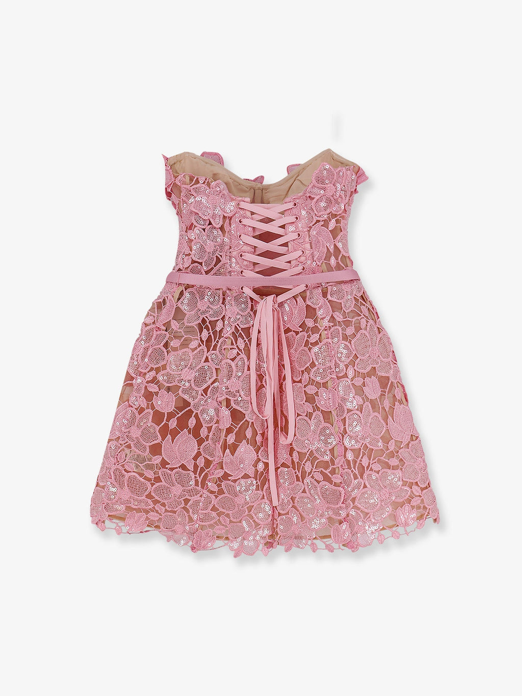 Retrofete Novalie Mini Dress With Satin Belt