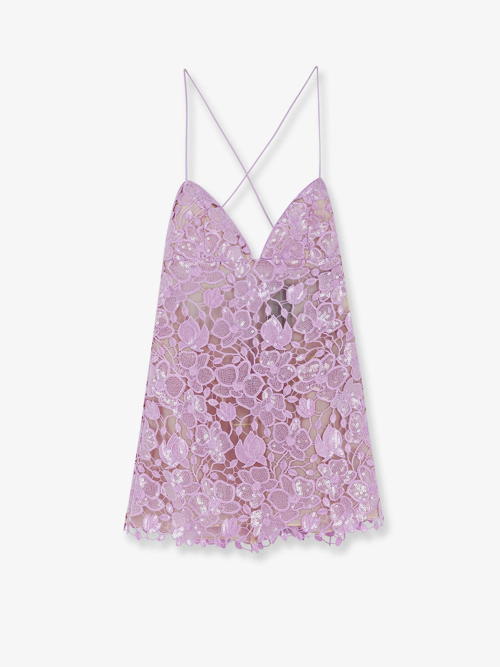 Retrofete Kamala Short Dress With All-Over Sequin Detail