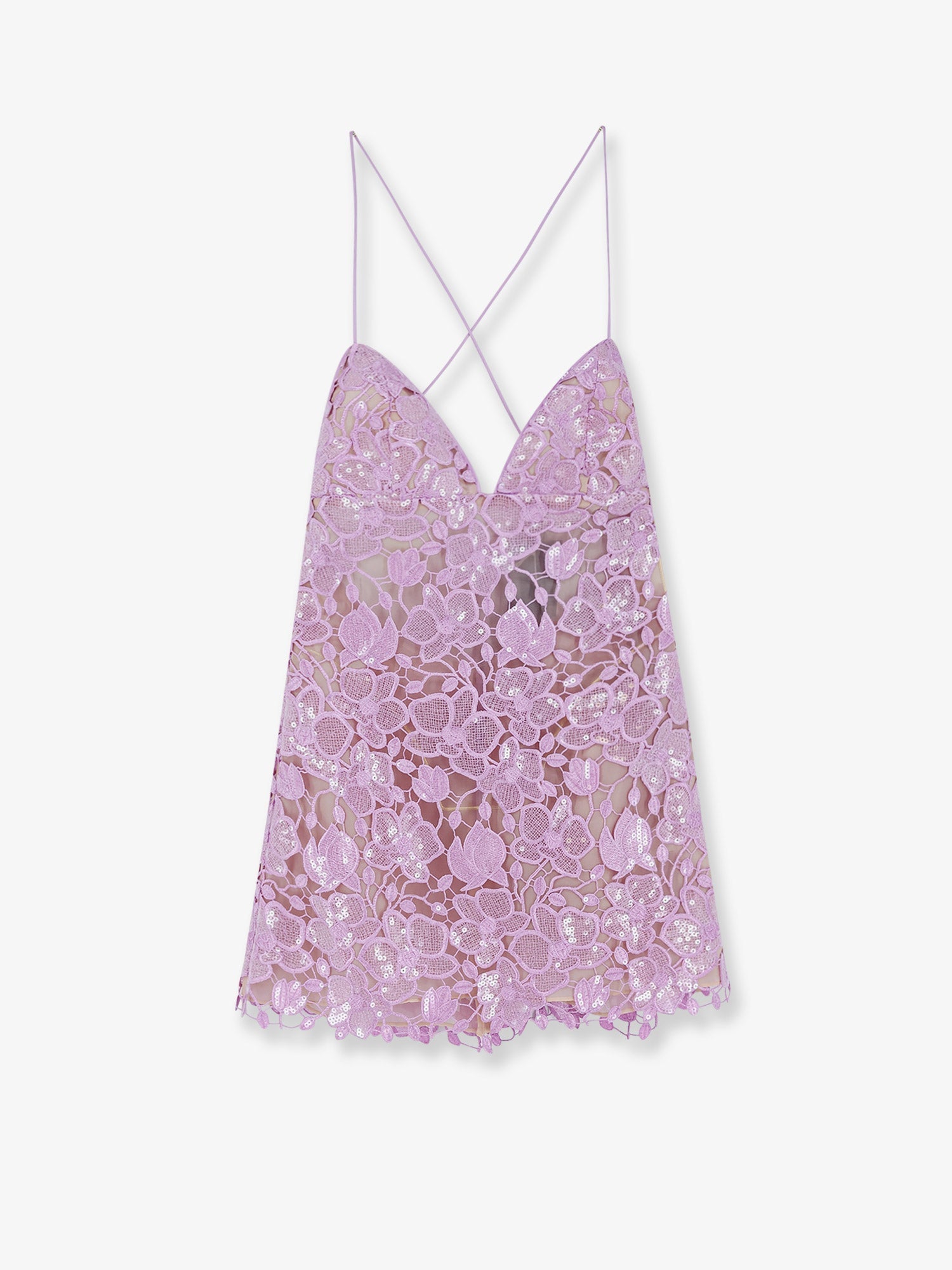 Retrofete Kamala Short Dress With All-Over Sequin Detail