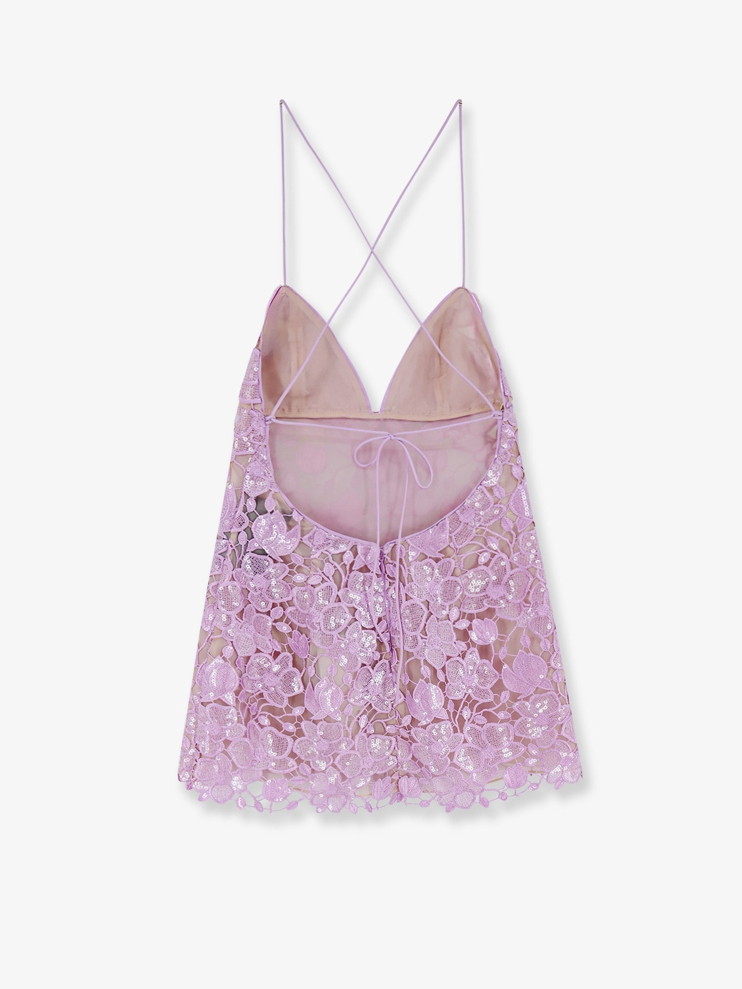 Retrofete Kamala Short Dress With All-Over Sequin Detail