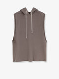 Rick Owens Sleeveless Organic Cotton Sweatshirt