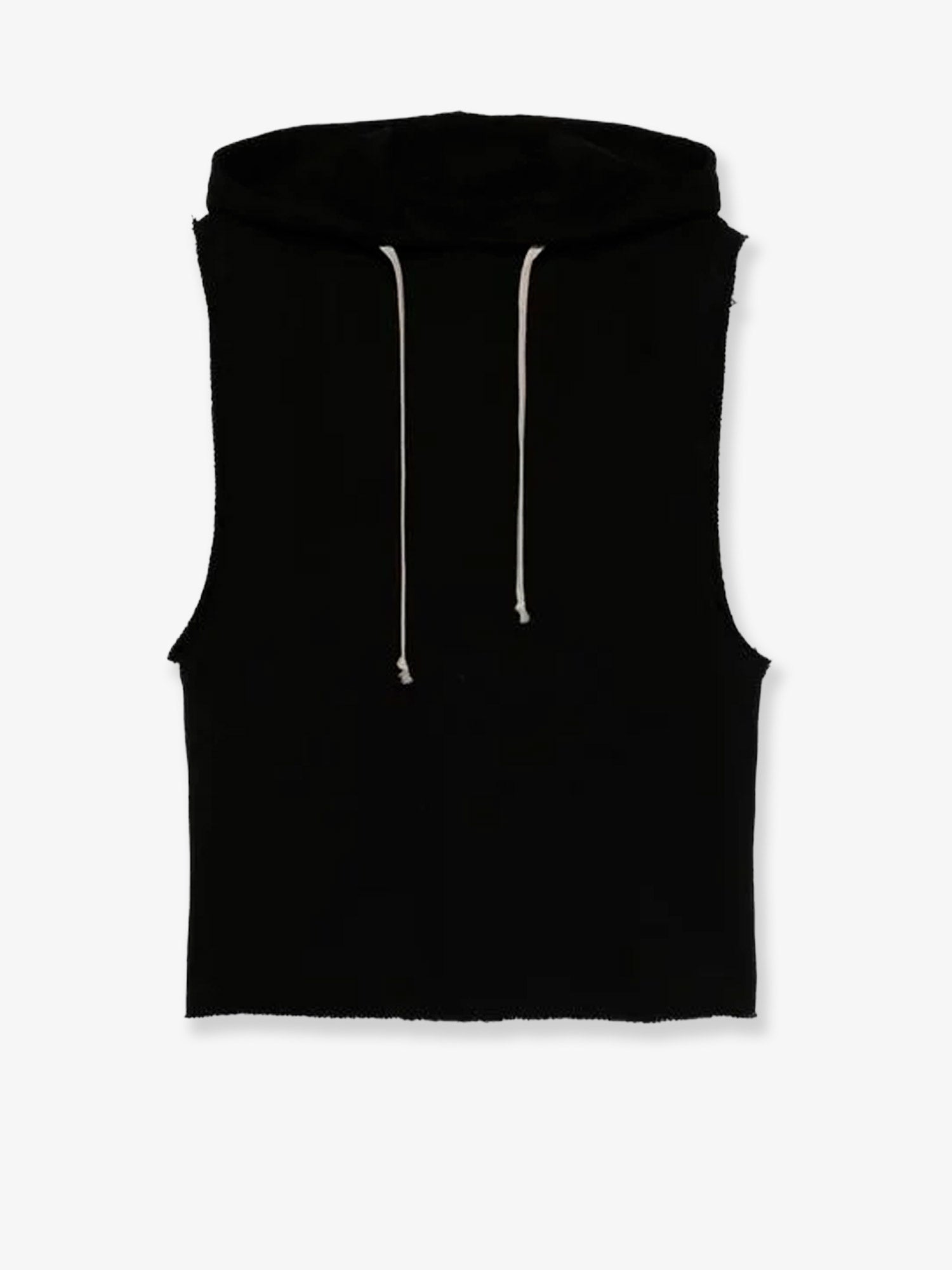 Rick Owens Sleeveless Organic Cotton Sweatshirt