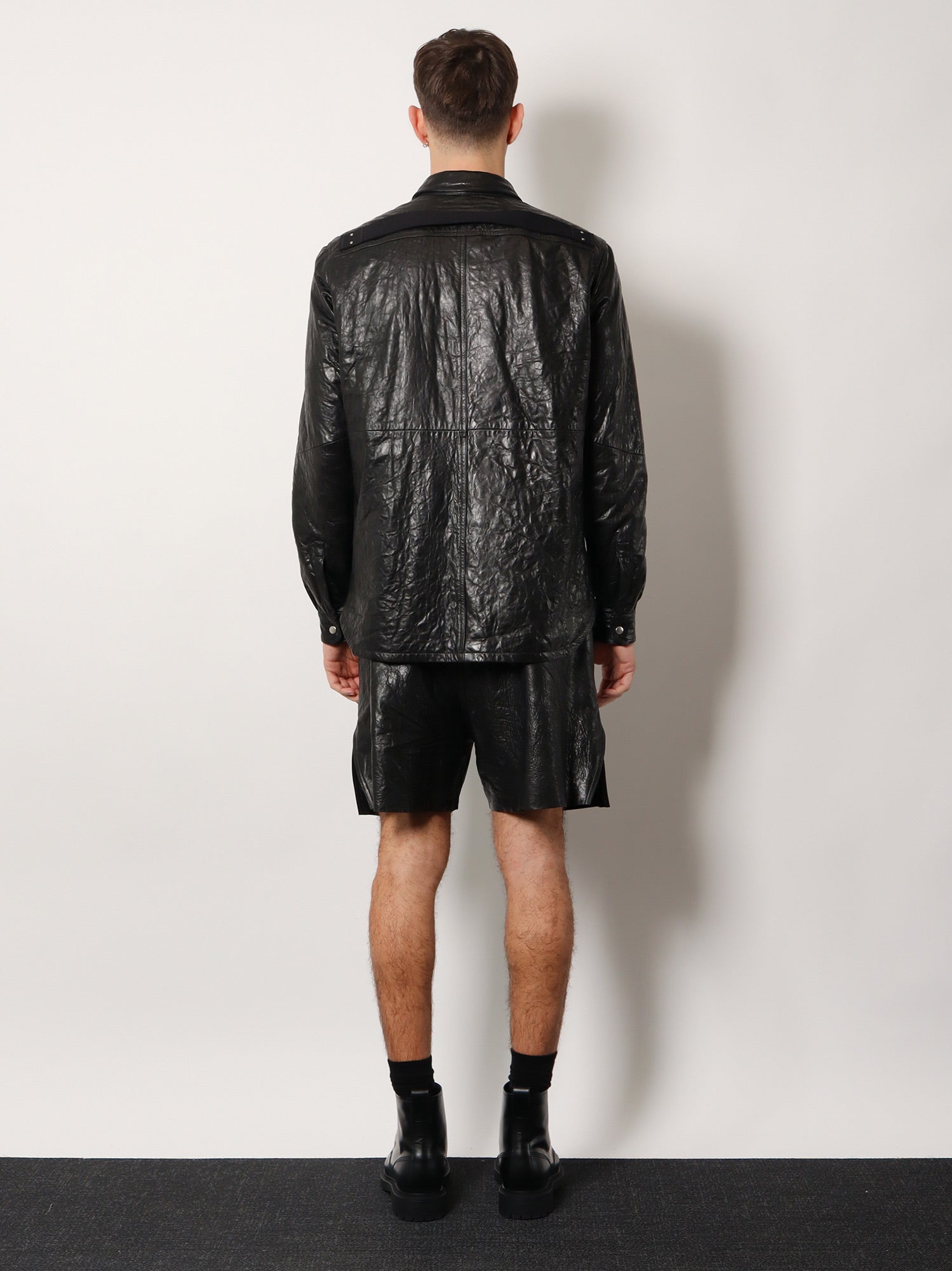 Rick Owens Outershirt Leather Jacket