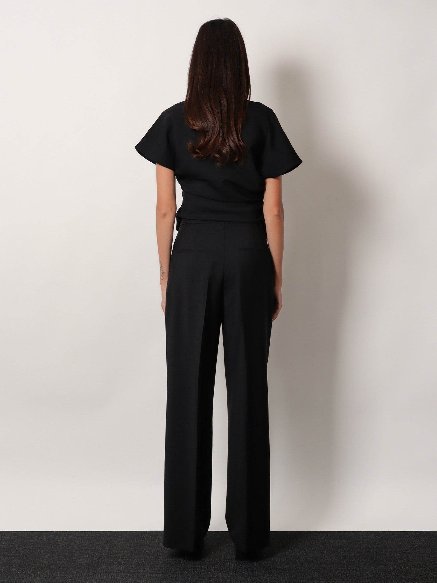 Rohe Midwaist Wool Blend Trousers
