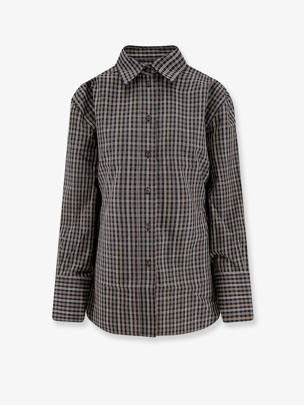 Rohe Cotton Shirt With Check Pattern