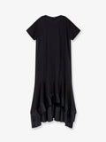 Sacai Cotton Dress With Pleated Details