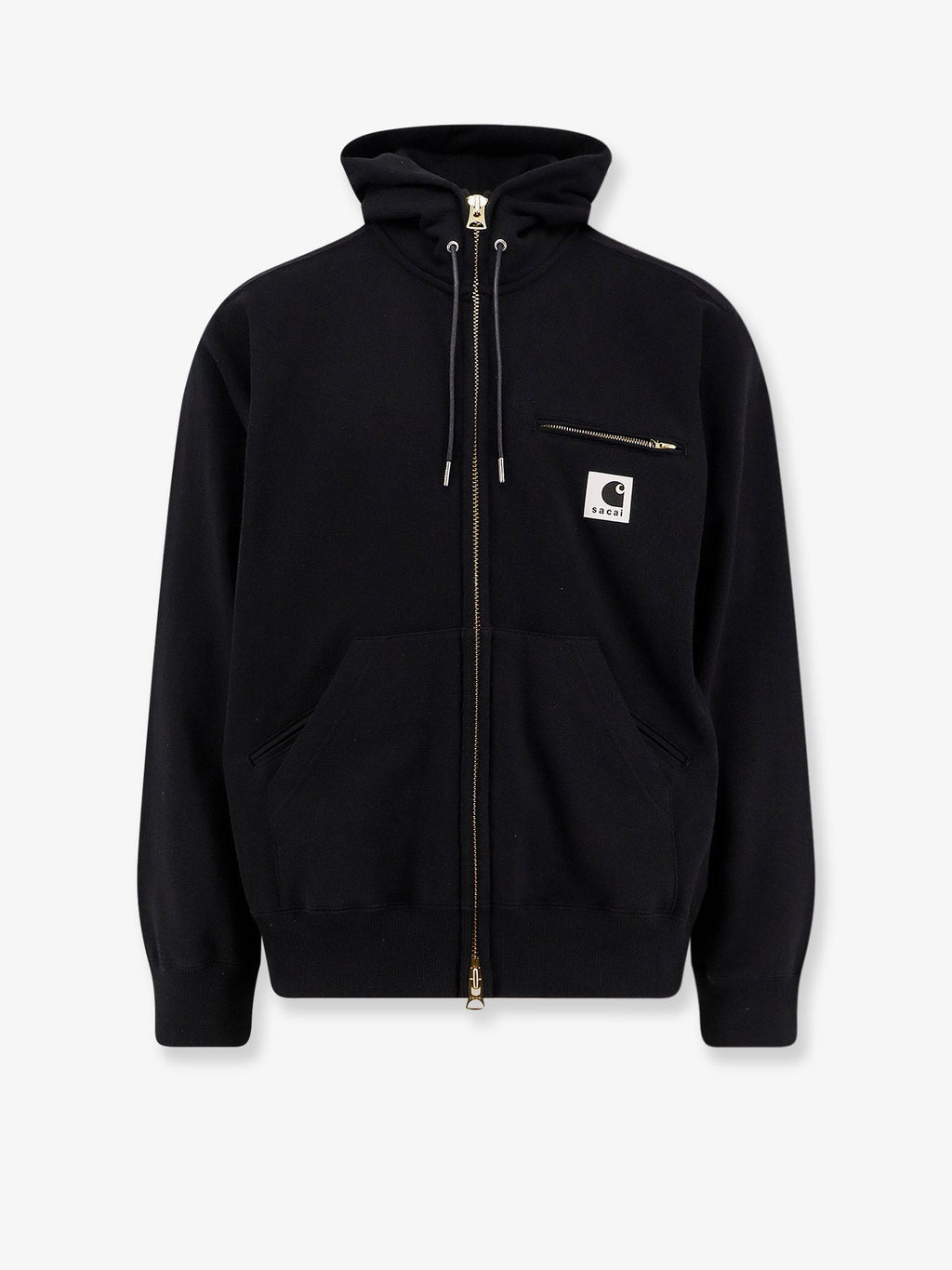 Sacai X Carhartt Wip Cotton Sweatshirt With Double Logo Patch