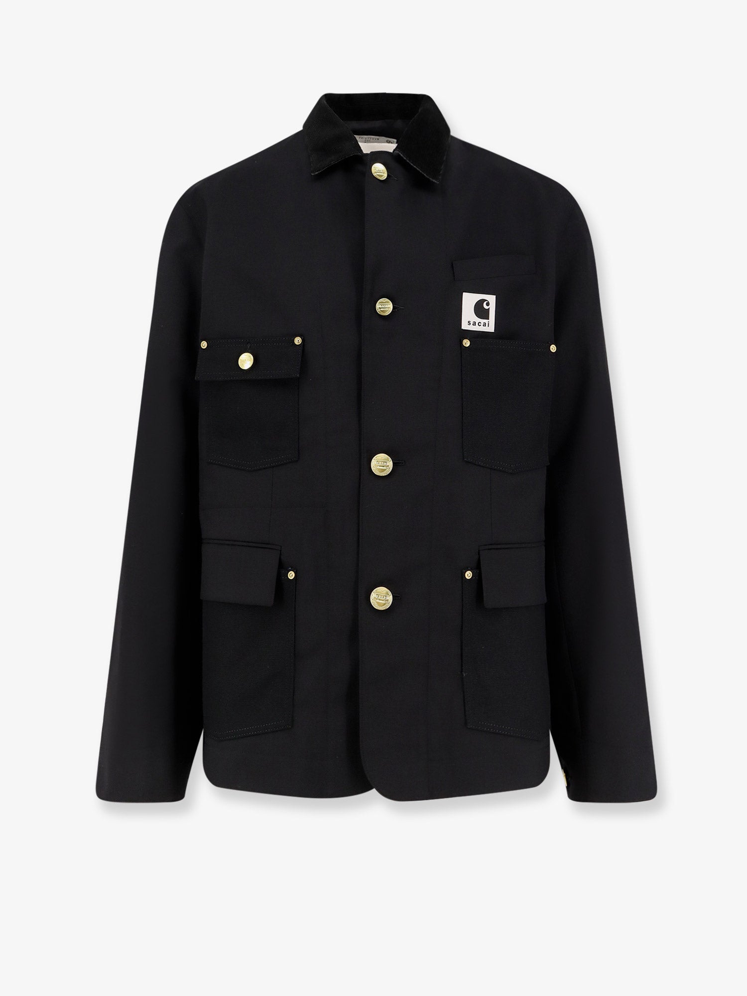 Sacai X Carhartt Wip Jacket With Double Logo Patch