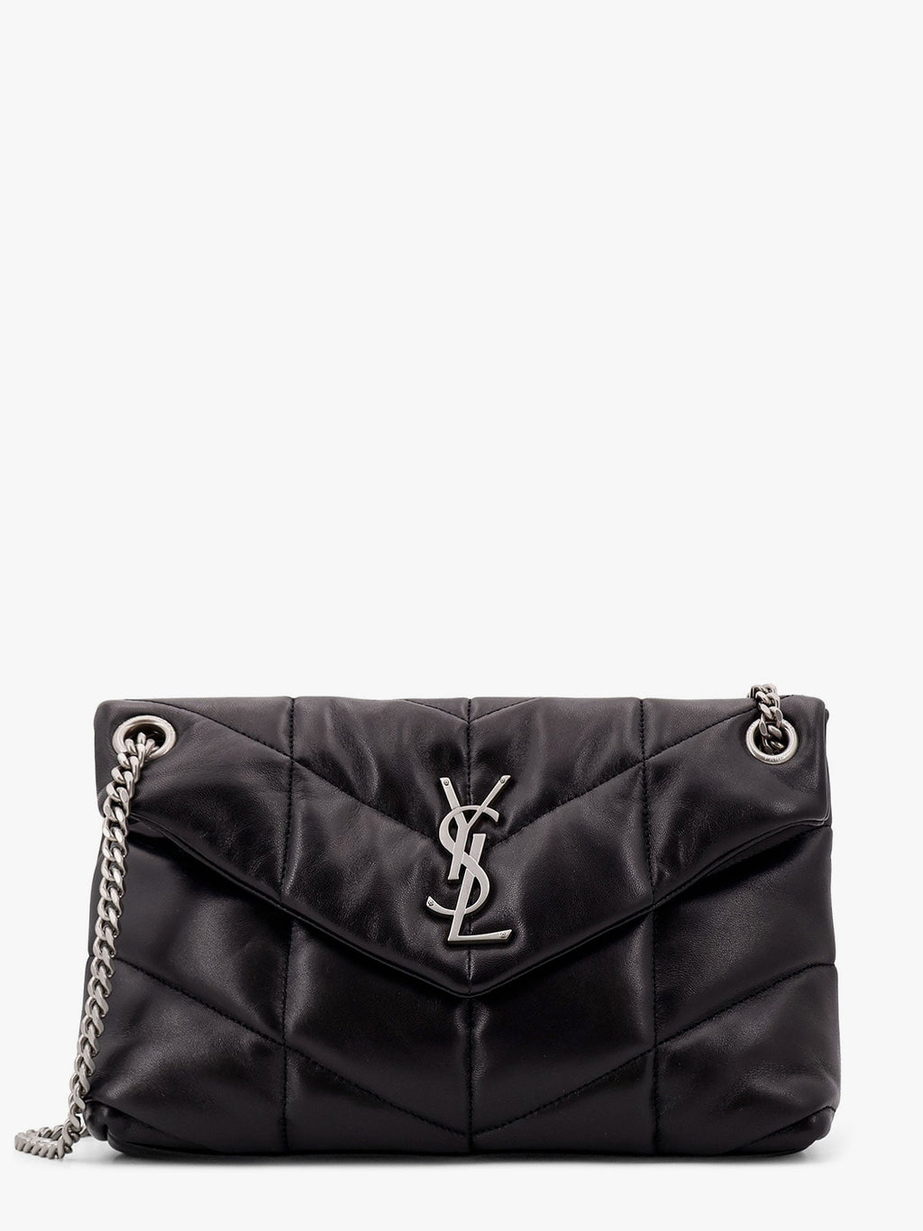 Saint Laurent Loulou Puffer Matelassé Leather Shoulder Bag