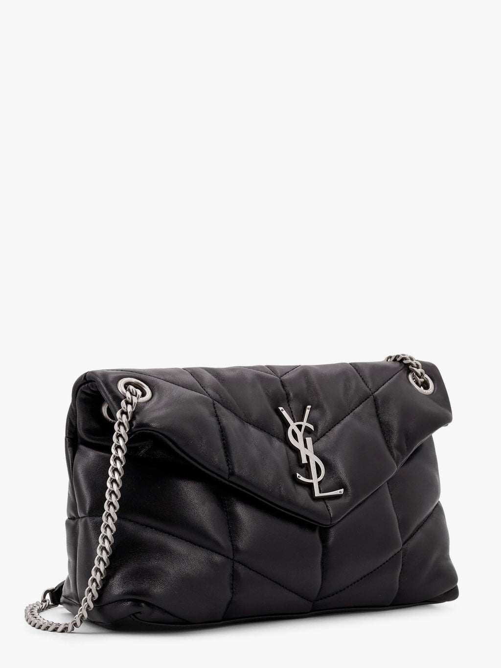 Saint Laurent Loulou Puffer Matelassé Leather Shoulder Bag