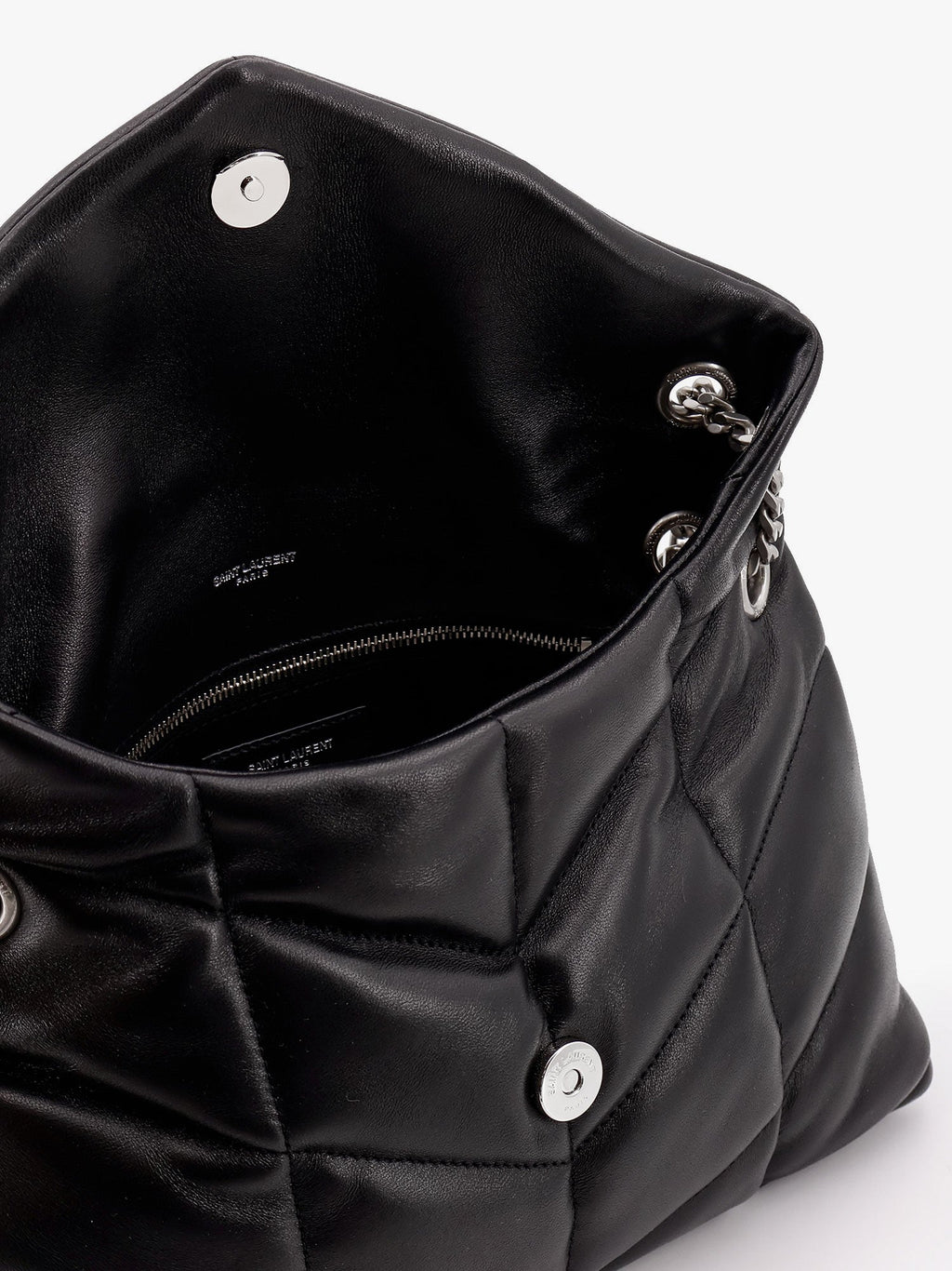 Saint Laurent Loulou Puffer Matelassé Leather Shoulder Bag