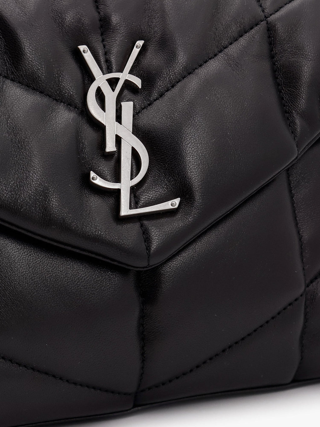 Saint Laurent Loulou Puffer Matelassé Leather Shoulder Bag