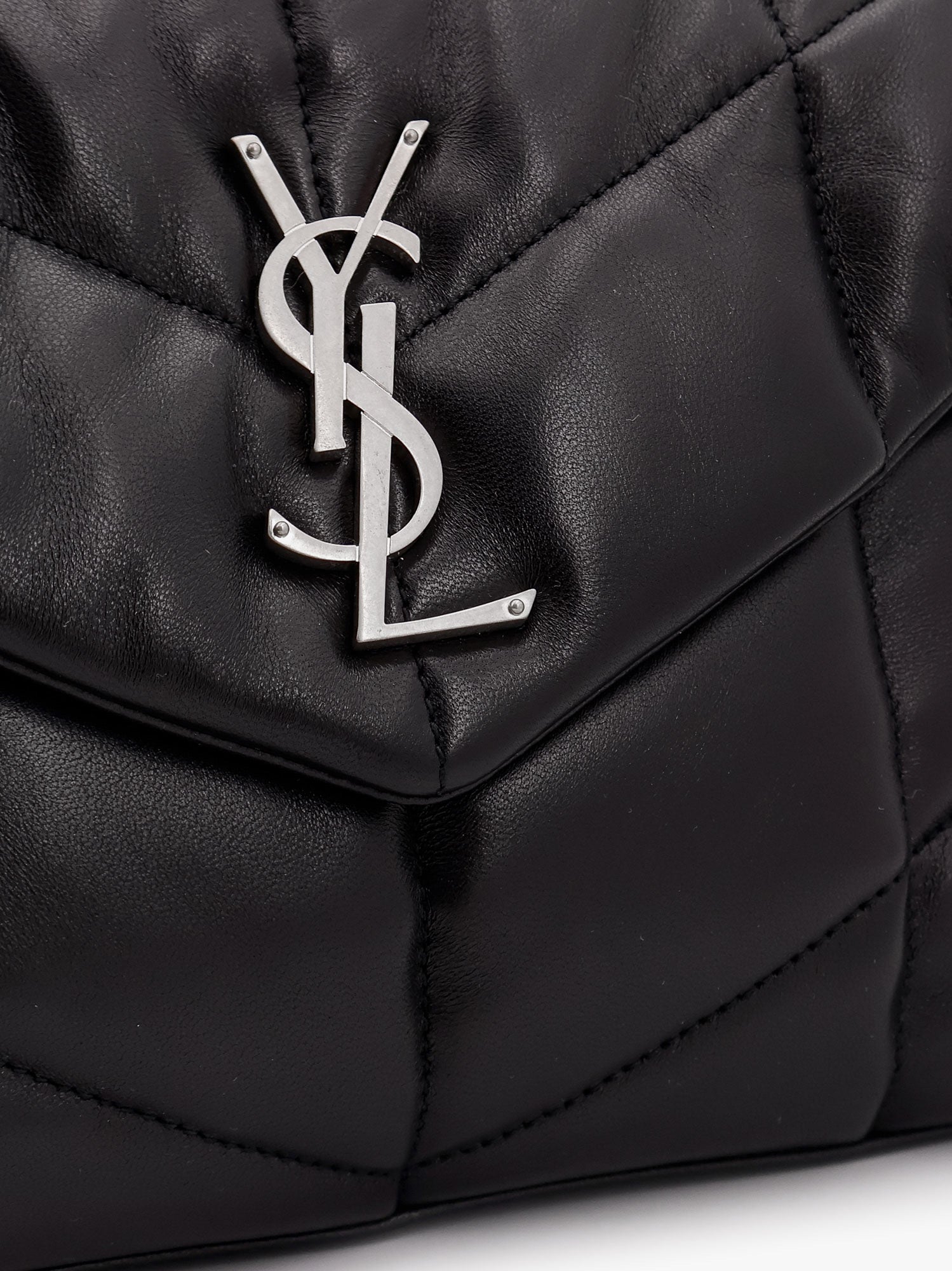 Saint Laurent Loulou Puffer Matelassé Leather Shoulder Bag