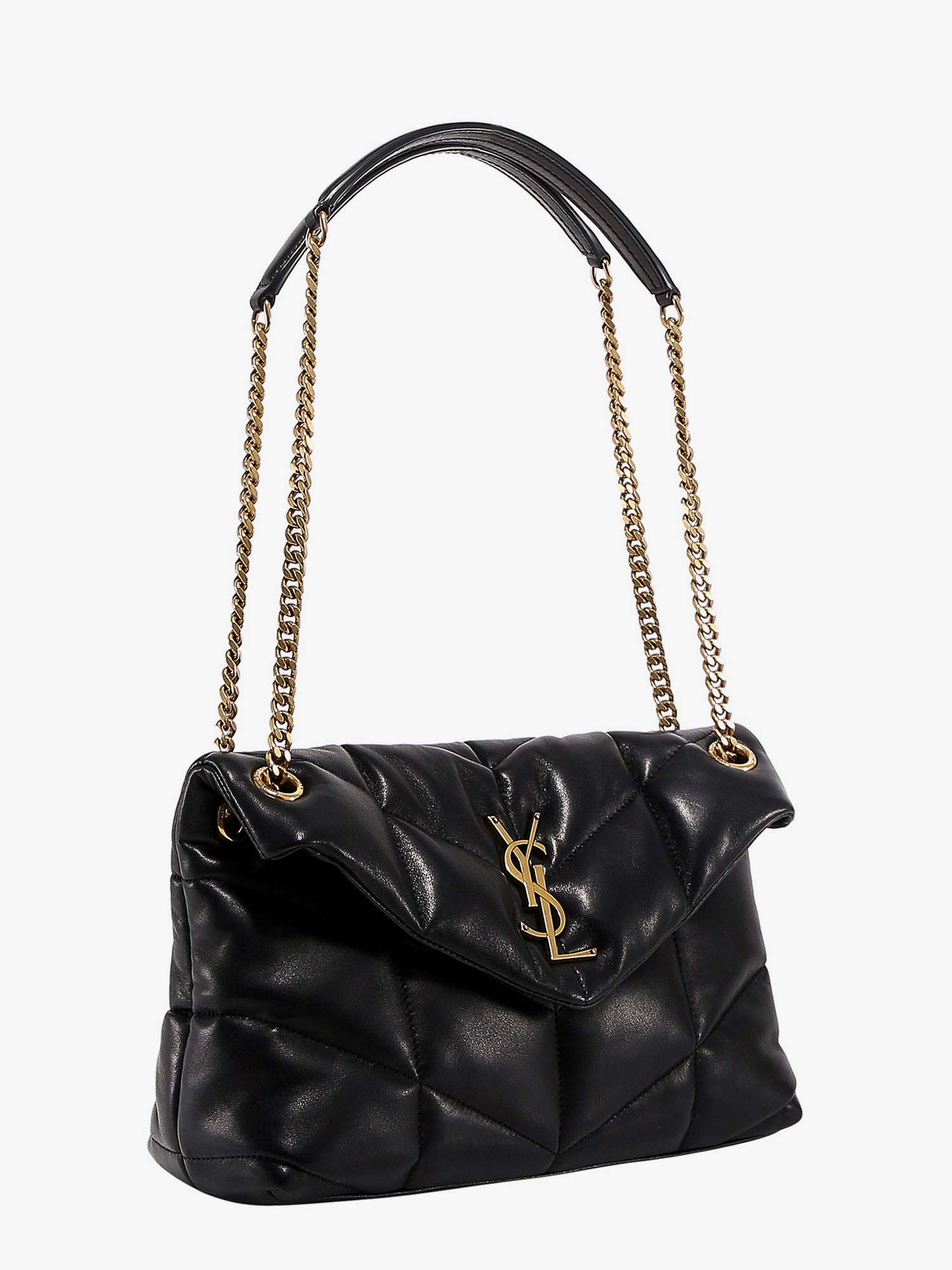 Saint Laurent Loulou Puffer Matelassé Leather Shoulder Bag