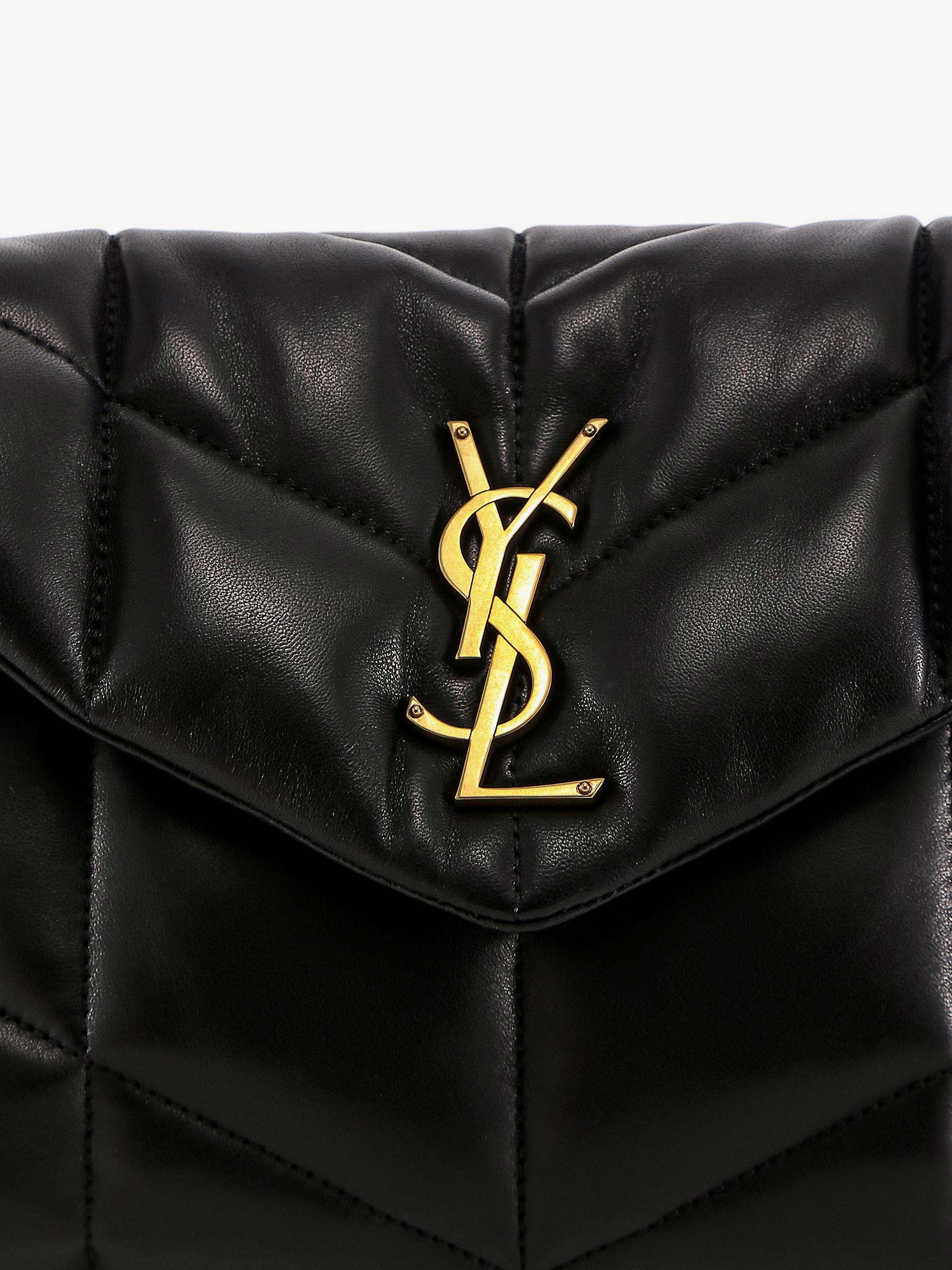 Saint Laurent Loulou Puffer Matelassé Leather Shoulder Bag