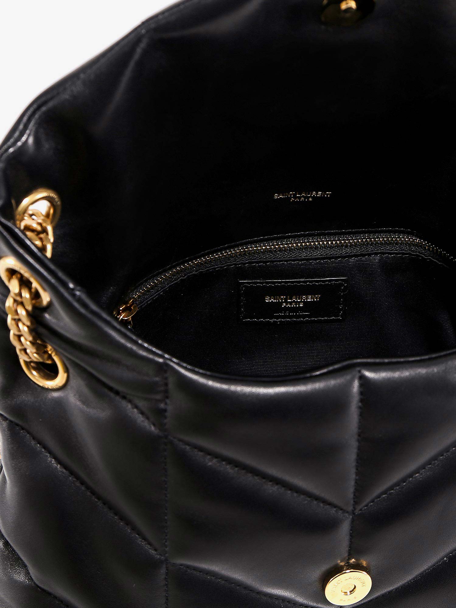 Saint Laurent Loulou Puffer Matelassé Leather Shoulder Bag