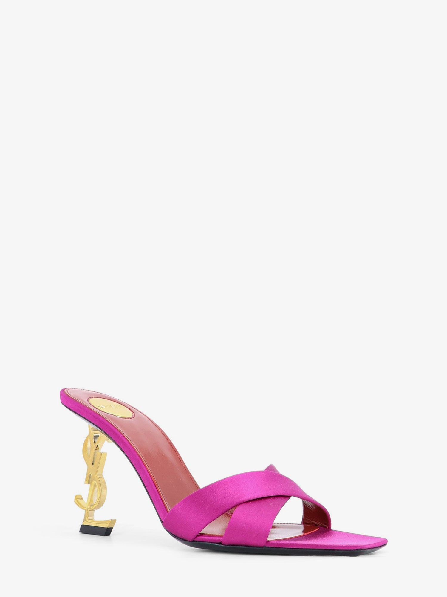 Saint Laurent Opyum Satin Sandals