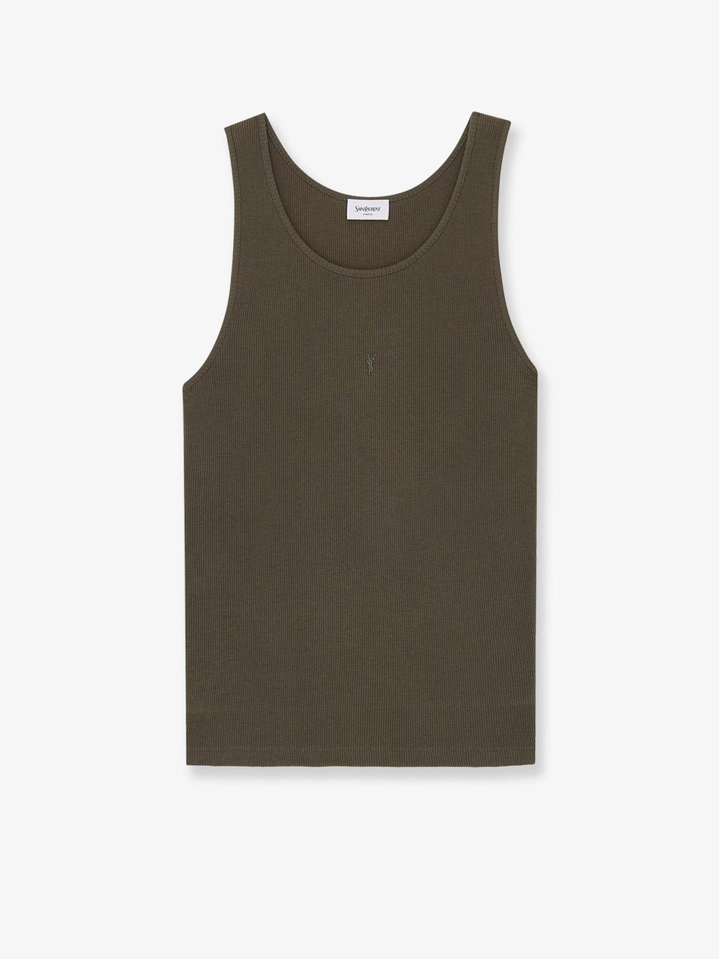 Saint Laurent Ribbed Cotton Top
