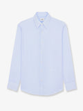 Saint Laurent Cassandre Cotton Shirt With Striped Pattern