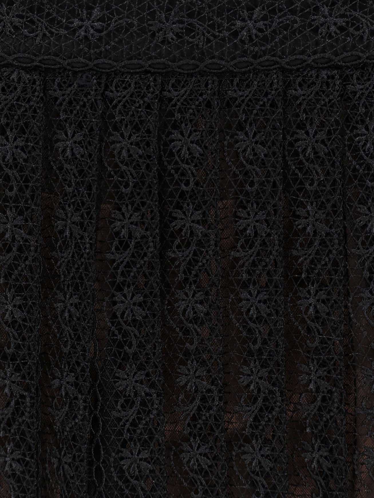 Self Portrait Organdis And Lace Skirt