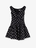 Self Portrait Polka-Dots Cotton Mini Dress