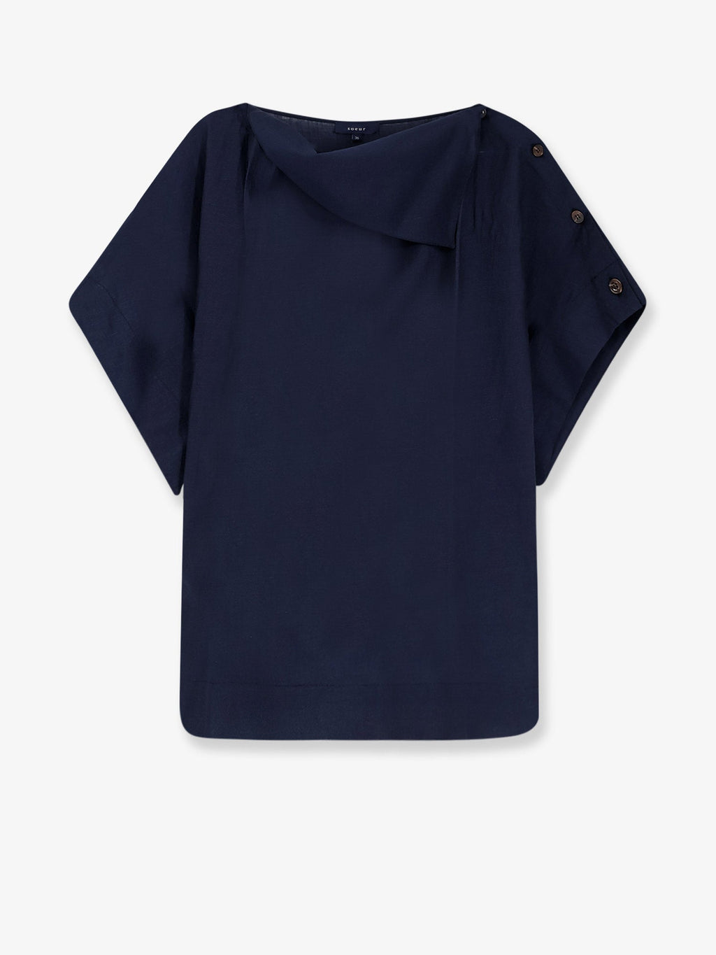 Soeur Issa Top In Linen Blend