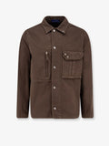 Stone Island Denim Research Overshirt Cotton Jacket