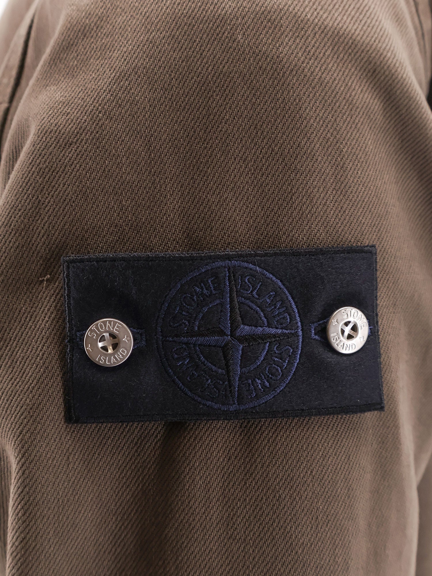 Stone Island Denim Research Overshirt Cotton Jacket