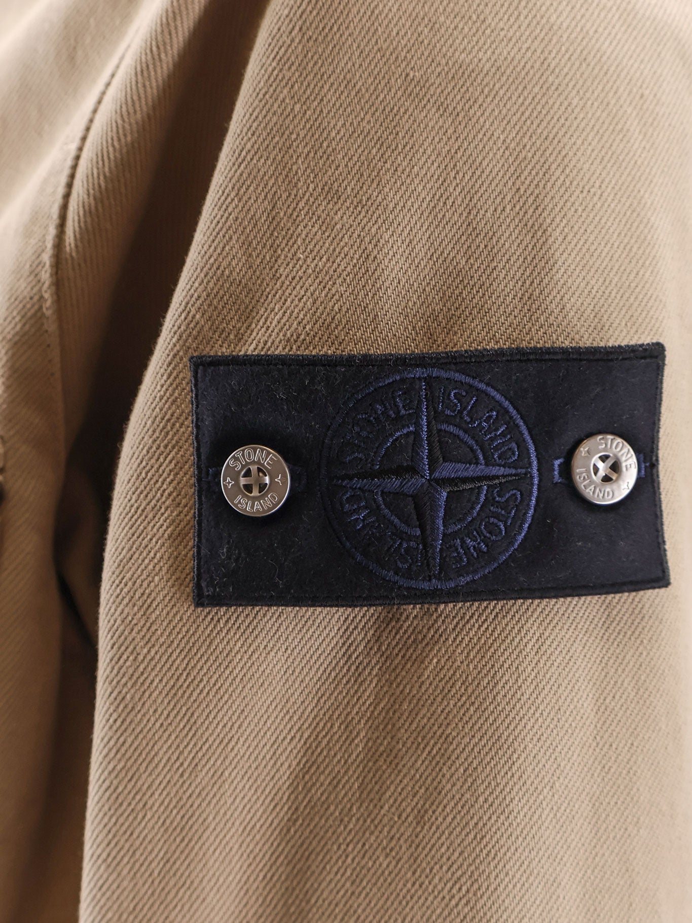 Stone Island Denim Research Overshirt Cotton Jacket