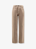 Stone Island Denim Research Denim Trousers With Logo Patch On The Back
