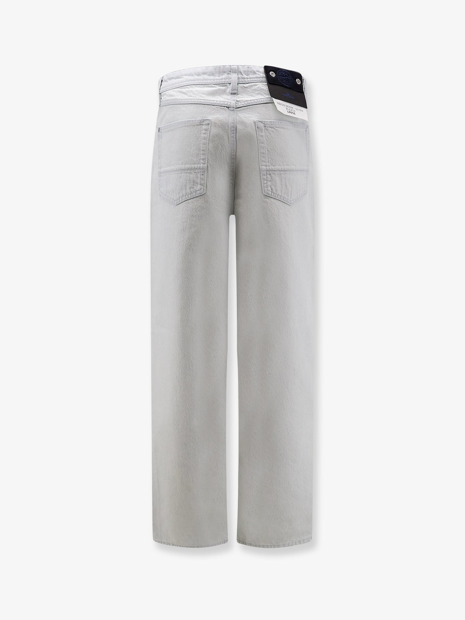 Stone Island Denim Research Faded Effect Jeans