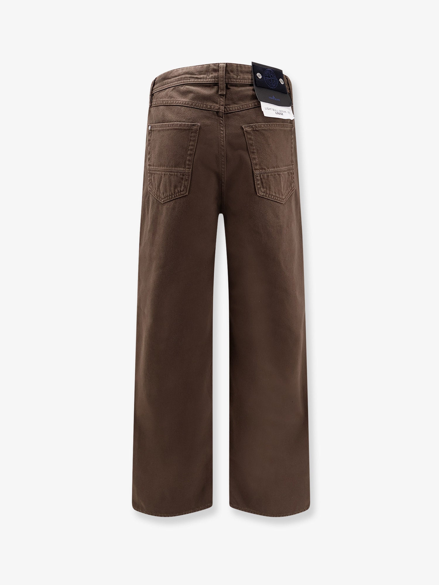 Stone Island Denim Research Loose Fit Denim Jeans