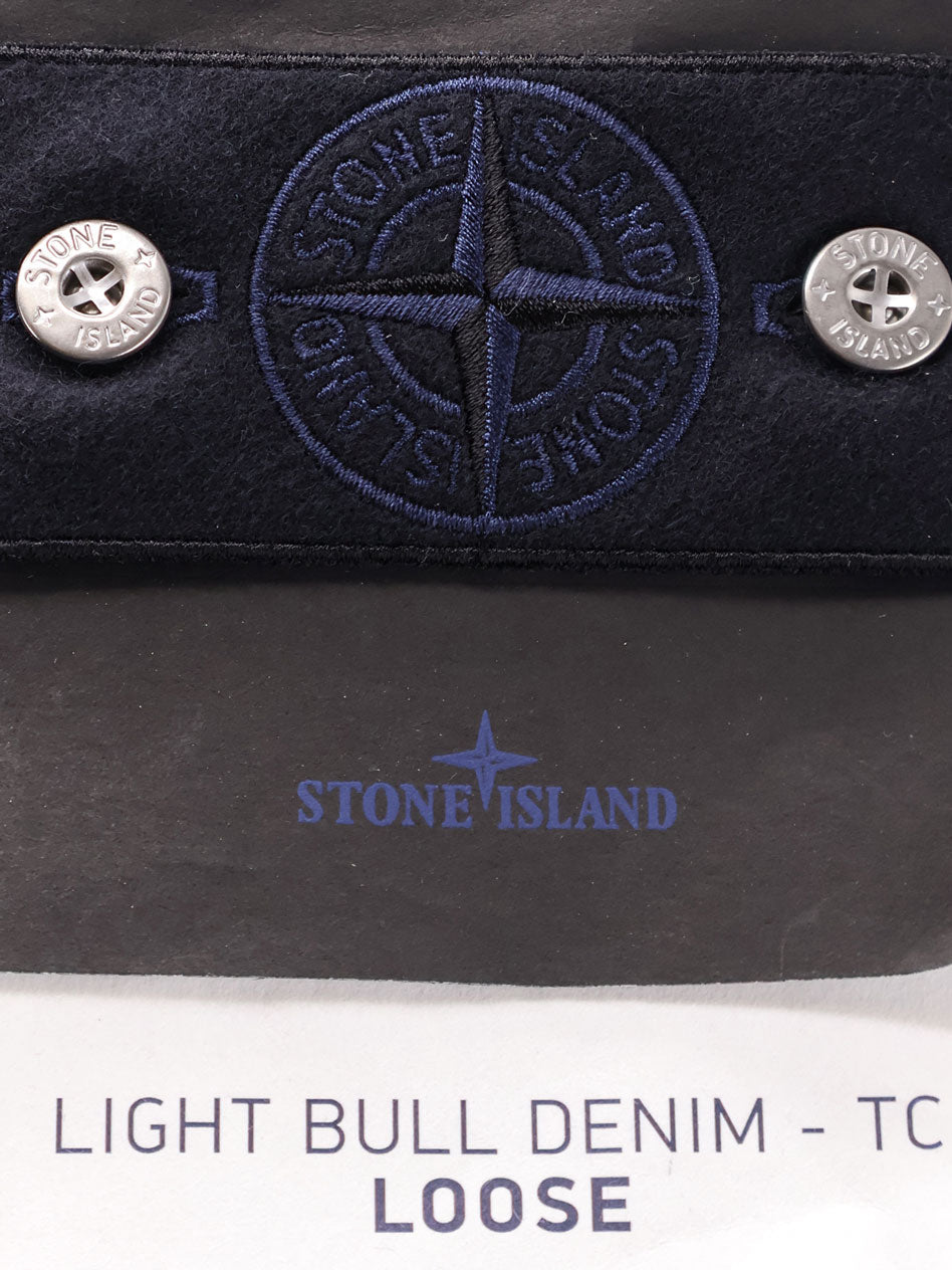 Stone Island Denim Research Loose Fit Denim Jeans