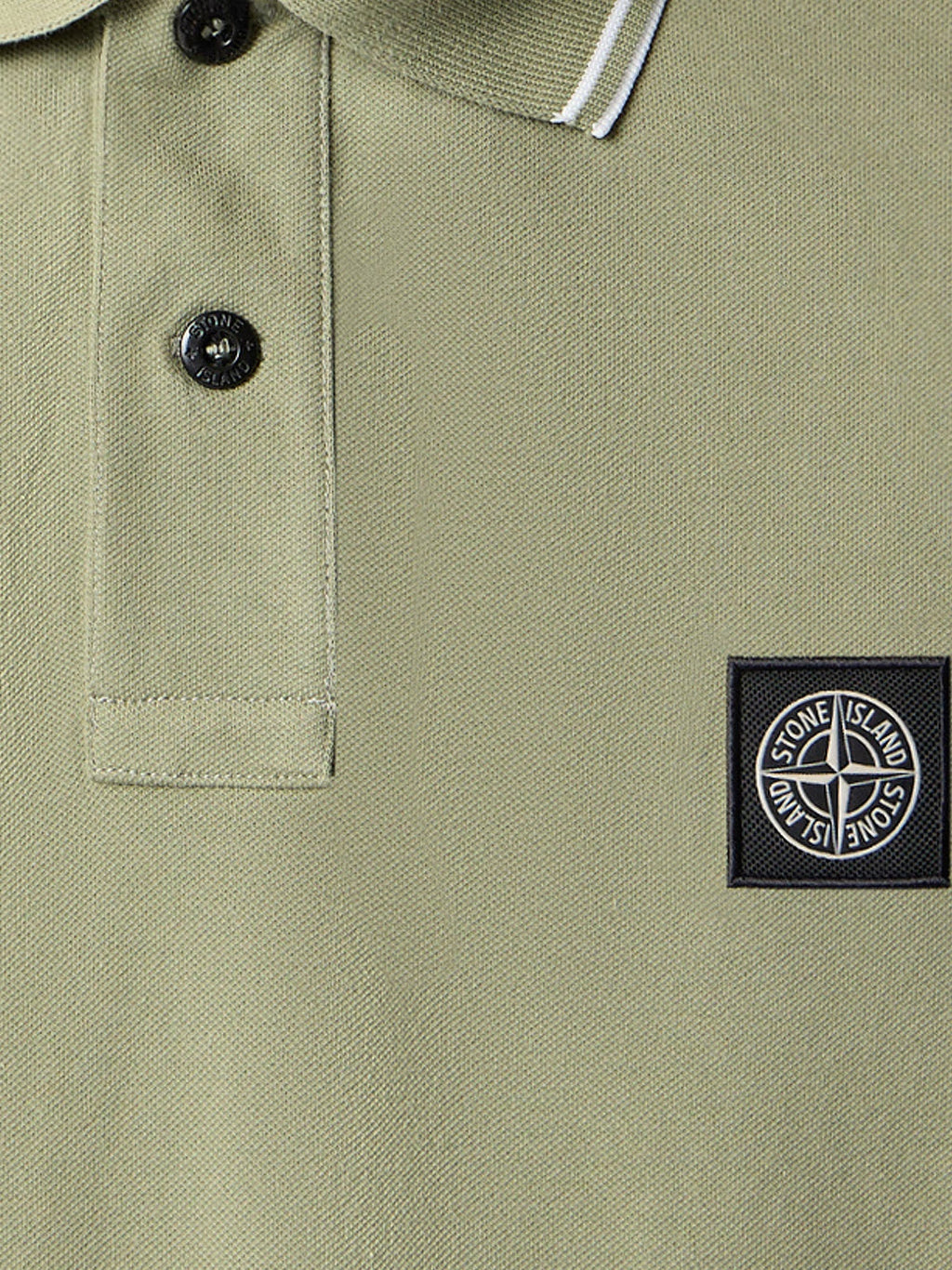 Stone Island Stretch Organic Cotton Polo Shirt