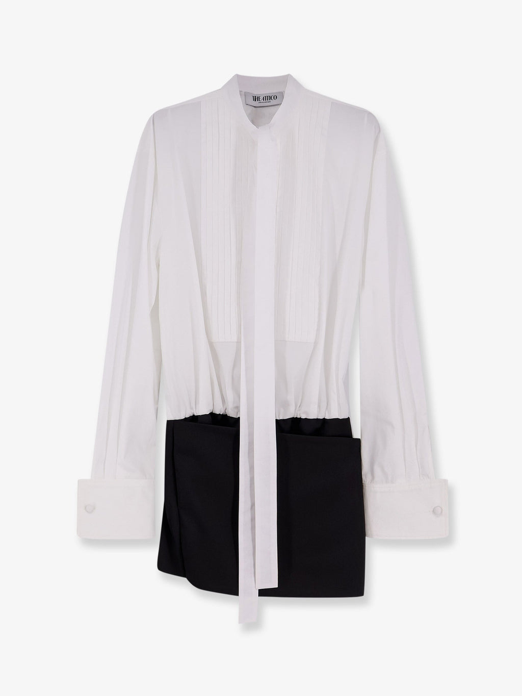 The Attico Black/White Mini Dress