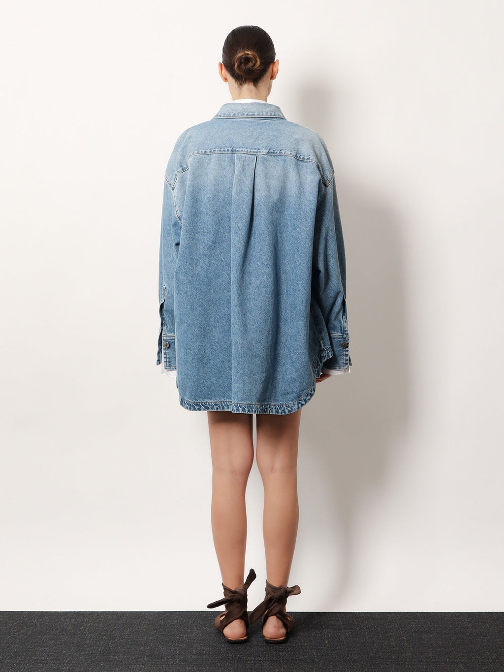 The Attico Oversize Denim Shirt