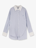 The Attico Oversize Striped Cotton Shirt