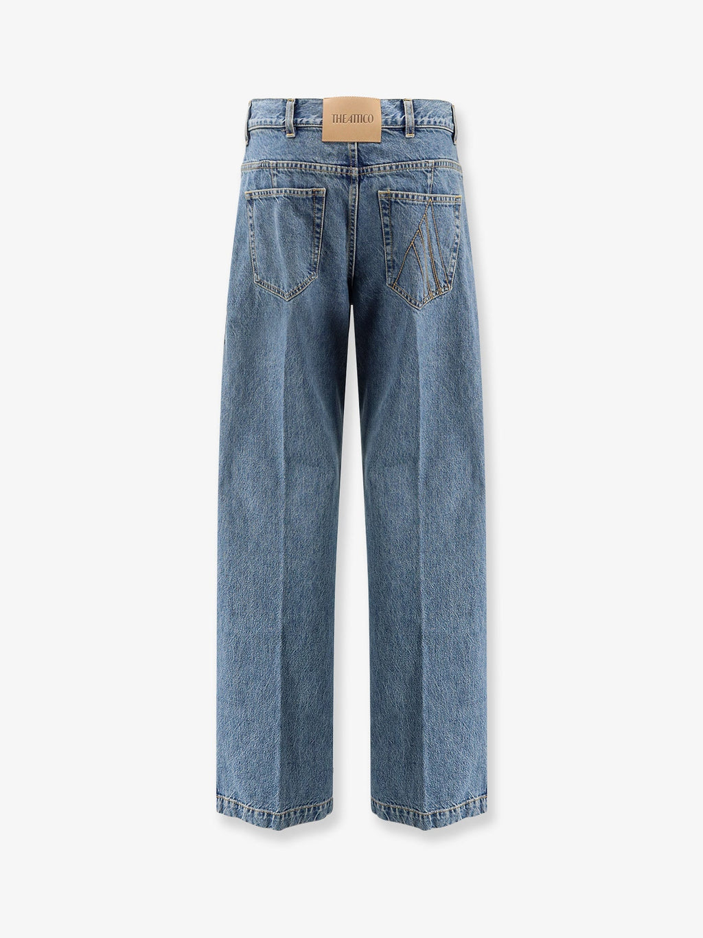 The Attico Jeans With Logo Embroidery